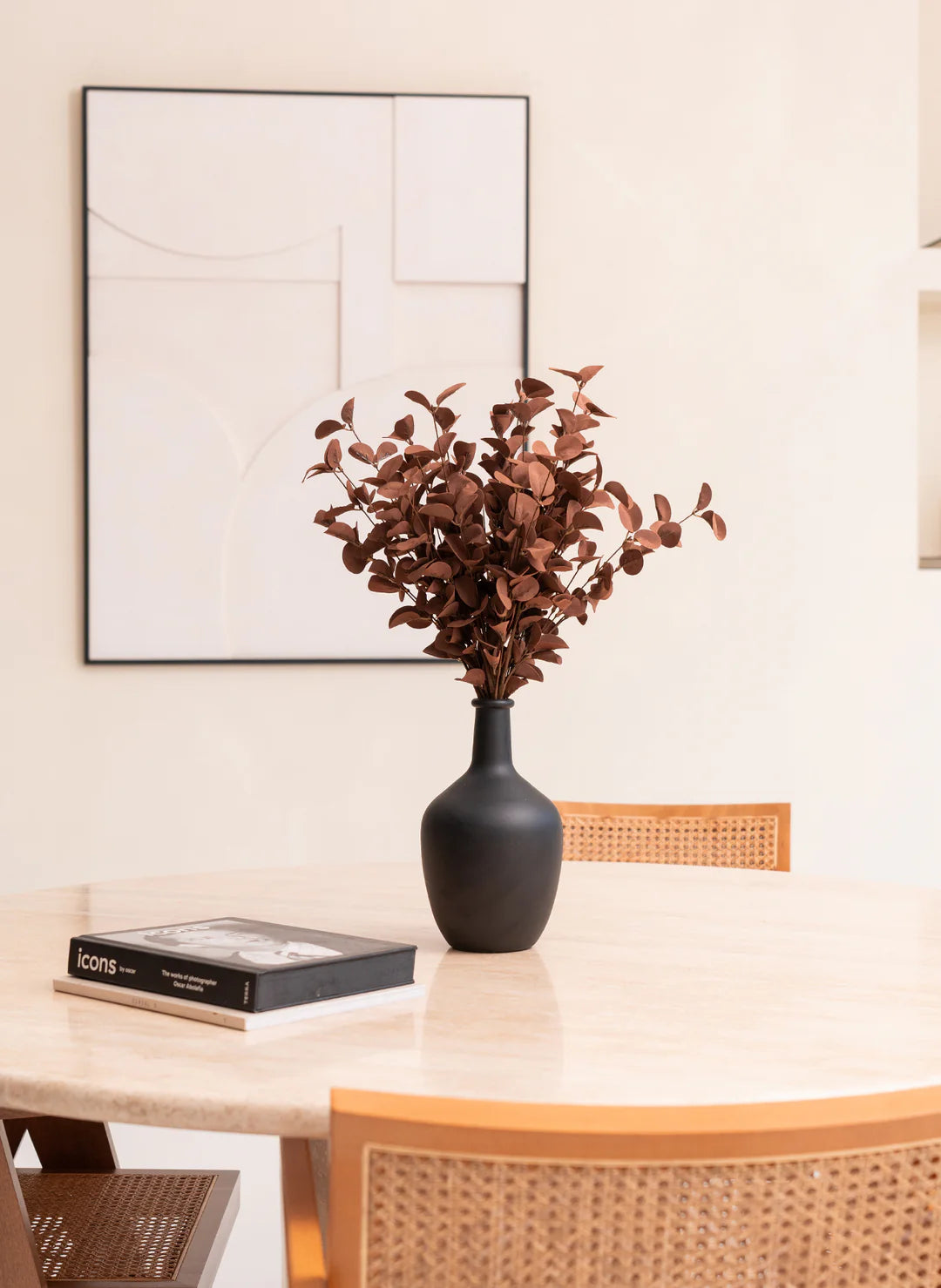 Faux Eucalyptus - Brown (5 Stems)