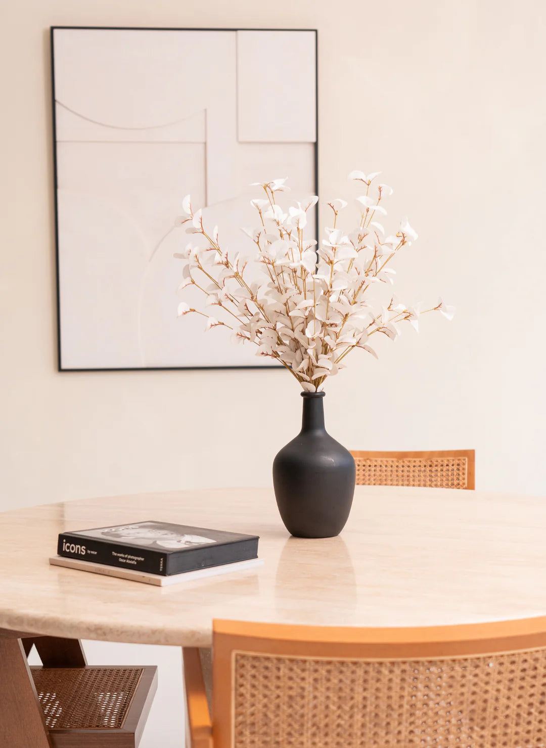 Faux Eucalyptus - White (5 Stems)