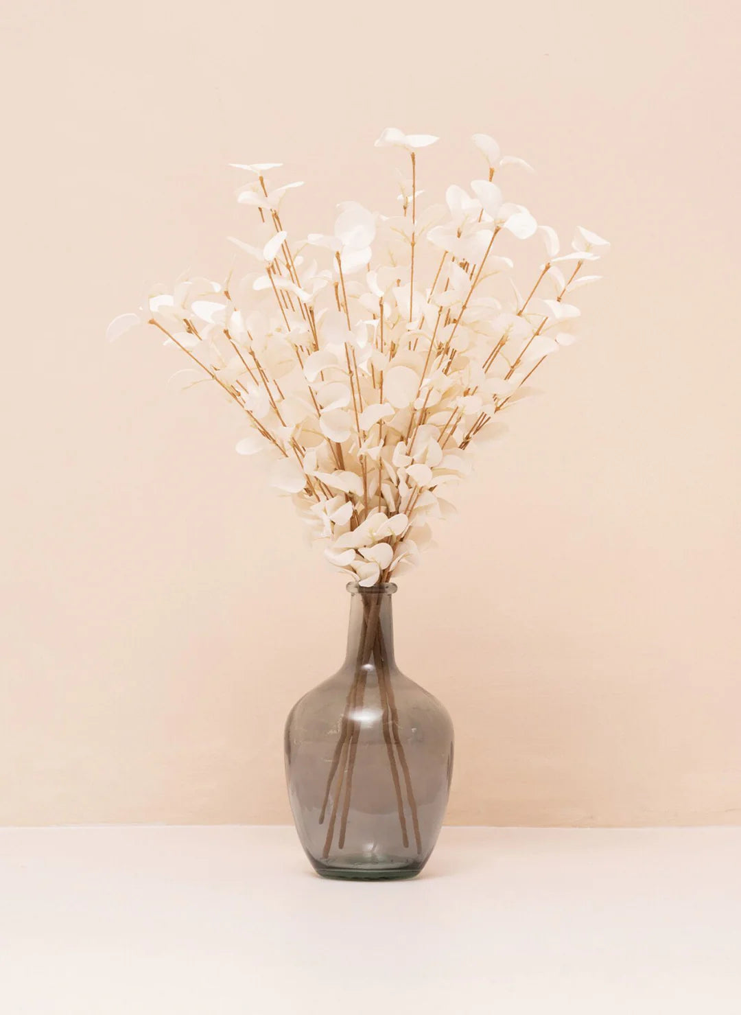 Faux Eucalyptus - Ivory (5 Stems)