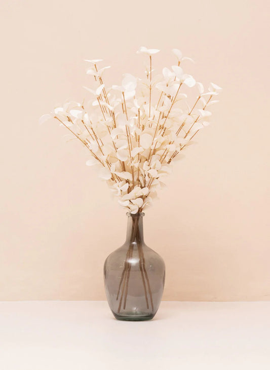 Faux Eucalyptus - Ivory (5 Stems)