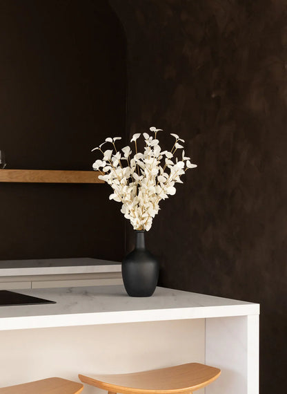 Faux Eucalyptus - Ivory (5 Stems)