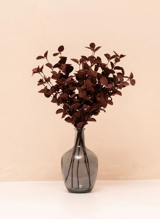 Faux Eucalyptus - Brown (5 Stems)